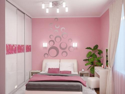 Спальня в розовом цвете Спальня в розовом цвете
