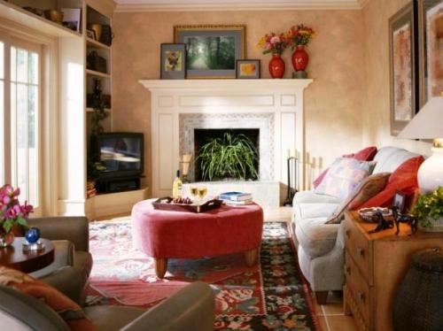 Вазы в интерьере комнаты