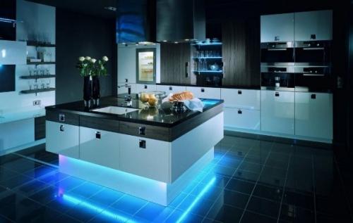 Островная кухня: особенности размещения Островная кухня: особенности размещения