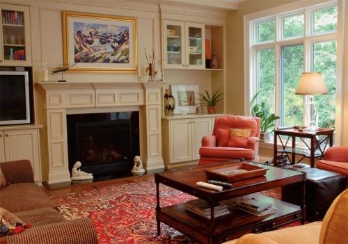 Электрический камин в квартире