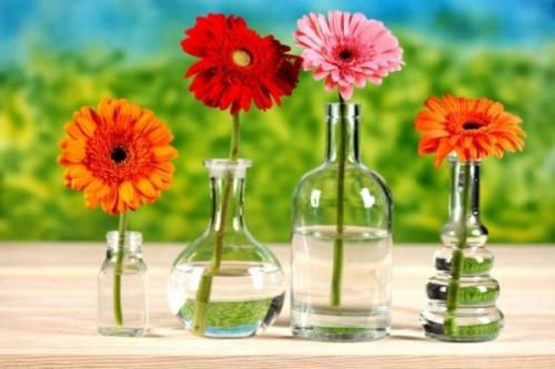 Чем наполнить стеклянную вазу для декора