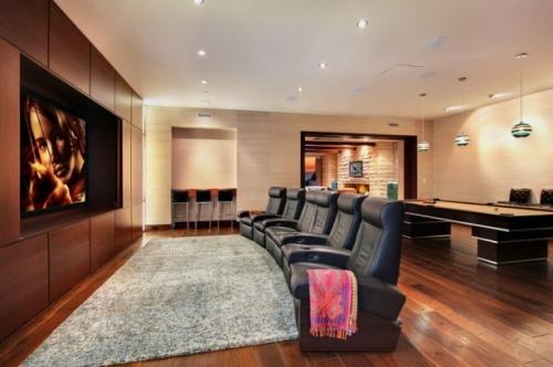 Интерьер домашнего кинотеатра: как обустроить Интерьер домашнего кинотеатра: как обустроить