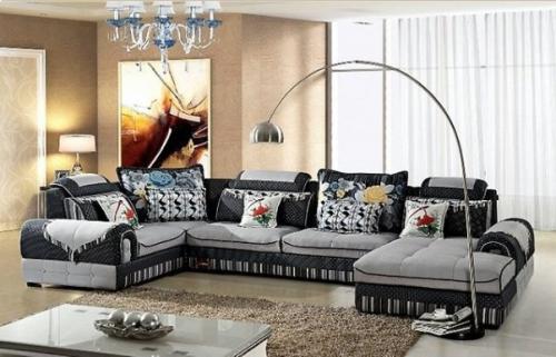 П-образные и полукруглые диваны для гостиной П-образные и полукруглые диваны для гостиной