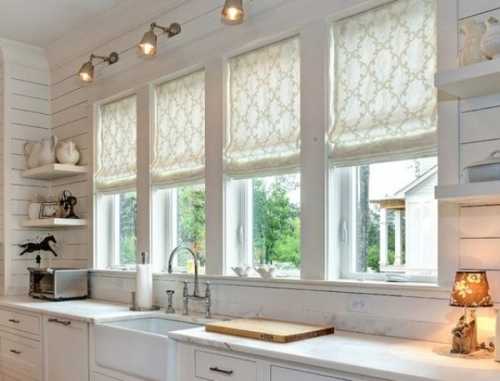 Как чистить (стирать) римские шторы