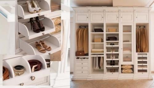 Виды гардеробных систем