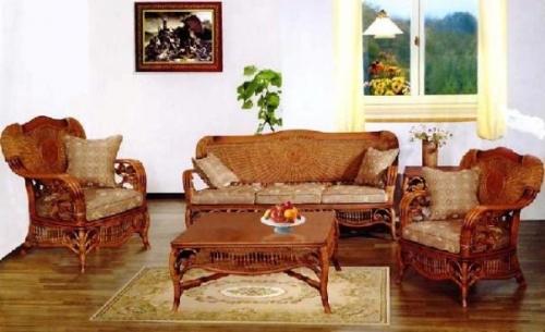 Мебель из ротанга в квартире