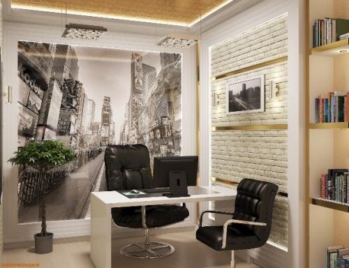 Интерьер кабинета в домашних стенах Интерьер кабинета в домашних стенах