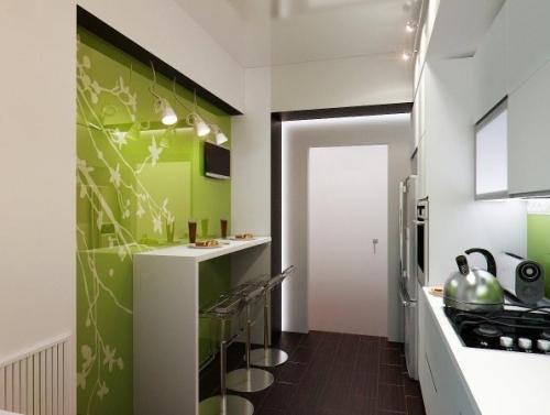 Барная стойка на кухне: варианты расположения