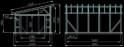 Односкатная крыша своими руками: чертеж и пошаговая инструкция монтажа