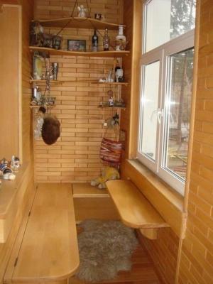 Варианты отделки балкона внутри: отделочные материалы и фото оформления Варианты отделки балкона внутри: отделочные материалы и фото оформления