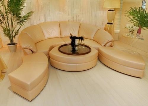 П-образные и полукруглые диваны для гостиной П-образные и полукруглые диваны для гостиной