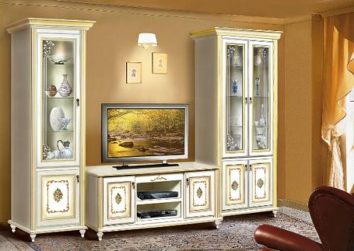 Модульная стенка в гостиной Модульная стенка в гостиной