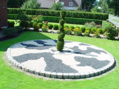 Мраморная крошка в ландшафтном дизайне