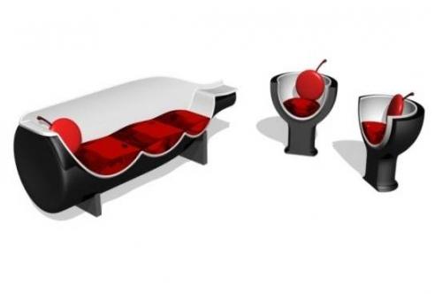 Мебель из стеклопластика в интерьере