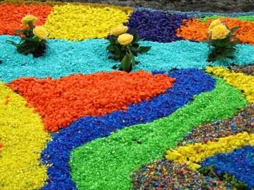 Мраморная крошка в ландшафтном дизайне