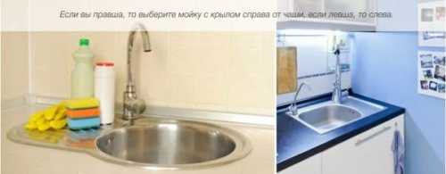 Как правильно расположить мойку на кухне Как правильно расположить мойку на кухне