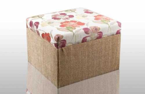 Как сделать пуф из старого ящика