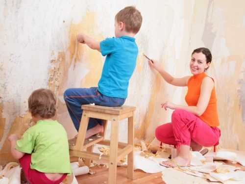 Снимаем старые обои быстро! Снимаем старые обои быстро!