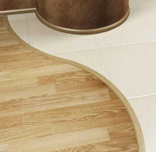 Как соединить плитку и линолеум Как соединить плитку и линолеум