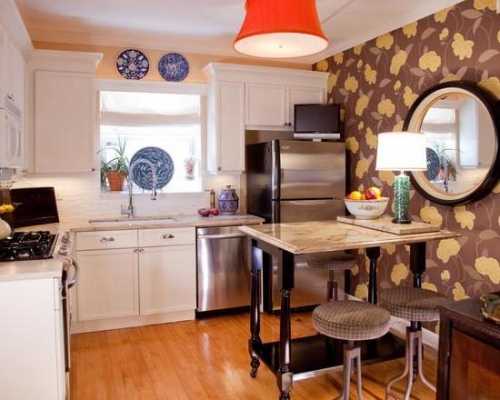 Как выбрать обои для кухни