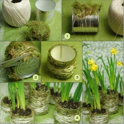 Декор цветочных горшков Декор цветочных горшков
