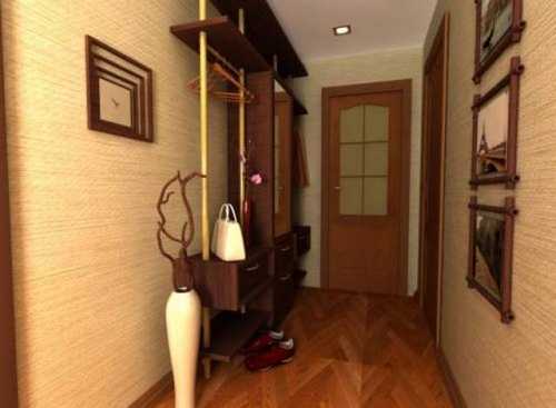 Отделка стен прихожей