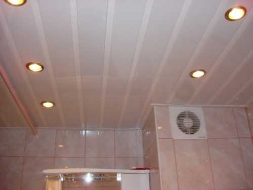 Какой потолок выбрать для ванной комнаты