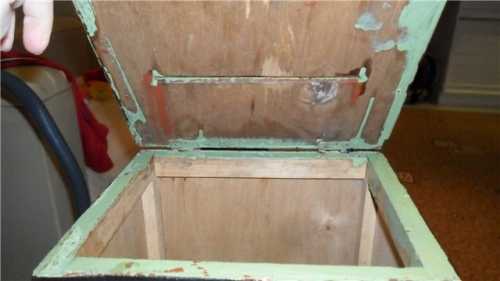 Как сделать пуф из старого ящика