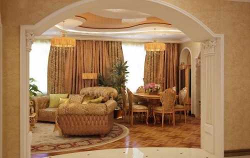 Дверная арка из гипсокартона