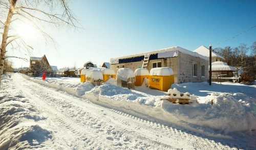 Консервация дома из газобетона на зиму