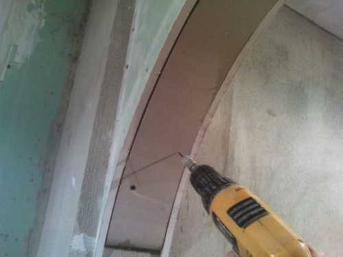 Дверная арка из гипсокартона