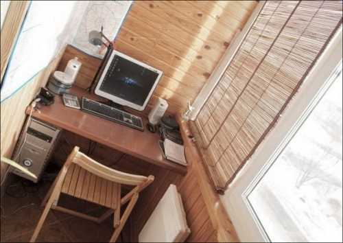 Как сделать кабинет на балконе