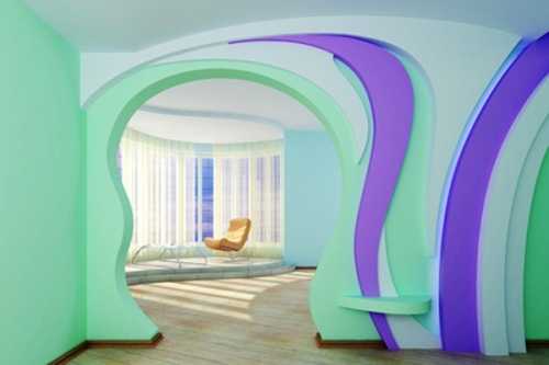 Дверная арка из гипсокартона