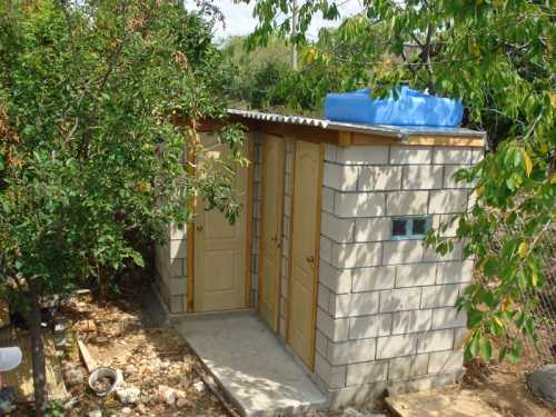 Строим летний душ