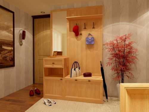 Отделка стен прихожей