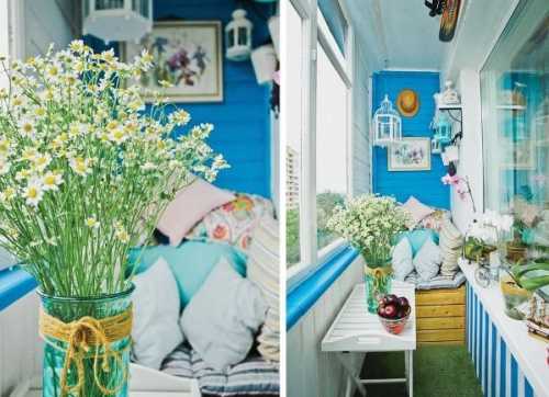 Балкон в стиле Прованс: правила оформления