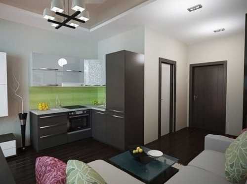 Дизайн квартиры-студии в 18-20 кв.м