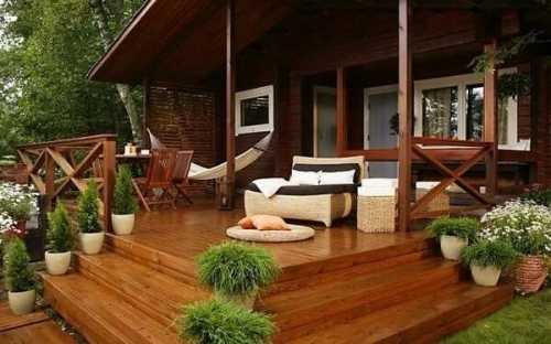 Как украсить террасу