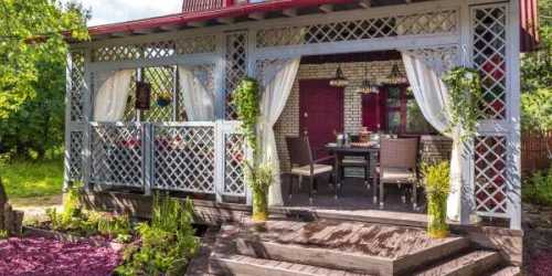 Как украсить террасу