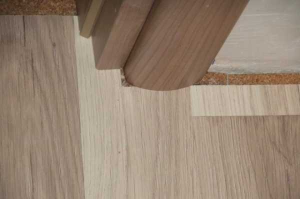 Отделка дверного проема ламинатом: как положить пол на стыке своими руками