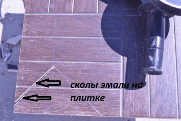 Резка керамогранита болгаркой: как отпилить без сколов Резка керамогранита болгаркой: как отпилить без сколов