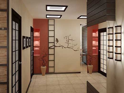 Интерьер в японском стиле на примерах 