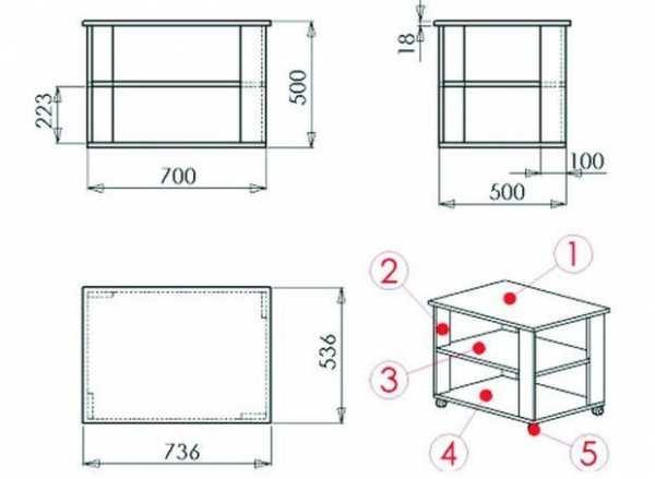 Журнальный столик своими руками: из ДСП, дерева и других материалов-коллег