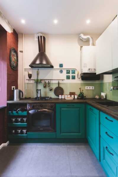 Кухня в хрущевке с газовой колонкой: варианты размещения, 37 фото Кухня в хрущевке с газовой колонкой: варианты размещения, 37 фото