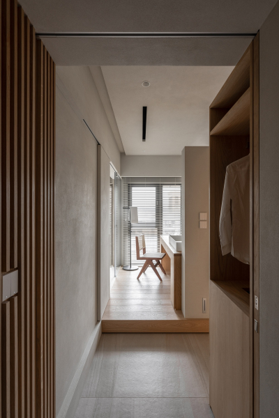 Квартира с плавным изогнутым дизайном