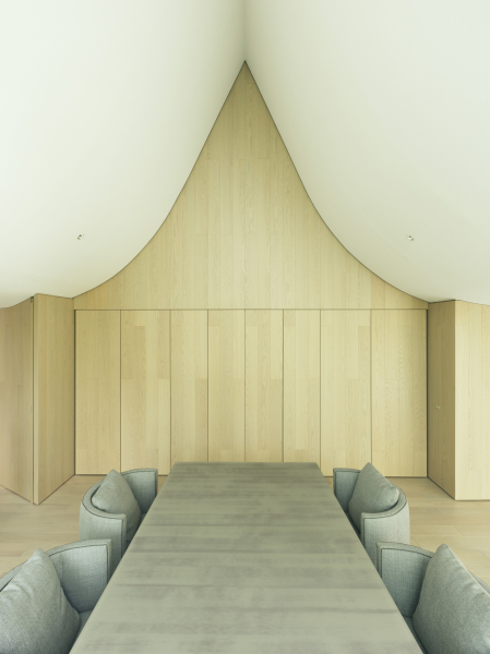 Дом выходного дня со скульптурной крышей