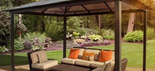 Беседка из профильной трубы Беседка из профильной трубы