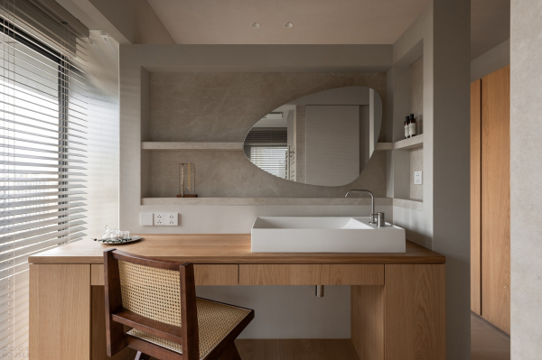 Квартира с плавным изогнутым дизайном