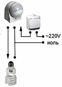 Схемы датчиков движения и принцип их работы, схемы подключения