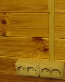 Монтаж электропроводки в деревянном доме